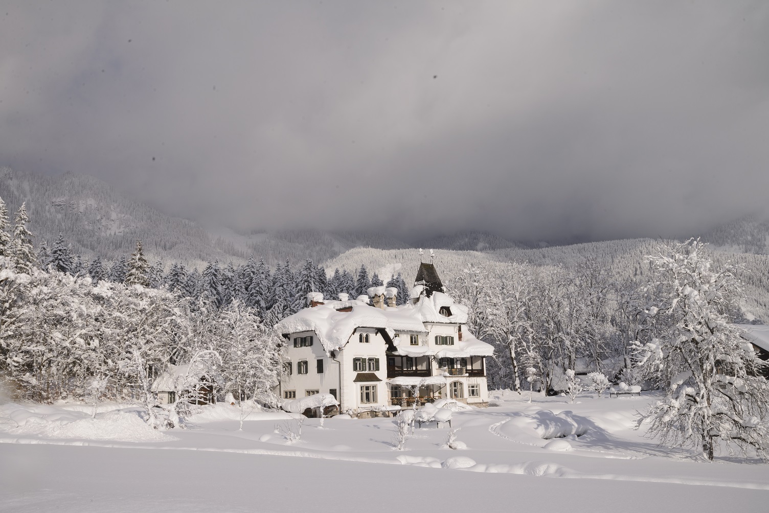 Landhaus Koller im Winter